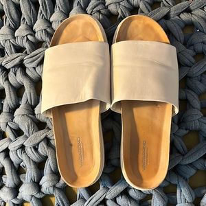 Vagabond Bone/ Cream Slides 39/8.5